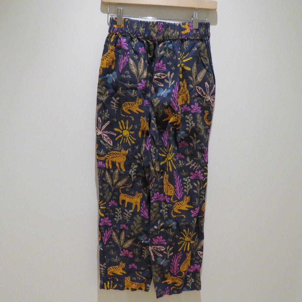PRINCESS HIGHWAY X MODCLOTH Linen Blend Tiger Print Cropped Pull On Pants Size S - Picture 9 of 13
